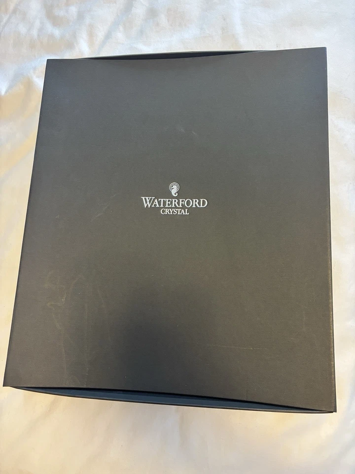 Open box/NEVER used! Waterford Crystal Lismore 12 Inch Cake Plate Sunflower - Image 1 of 4