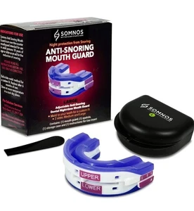 Protector bucal antirronquidos Somnos - Protector bucal ajustable para dormir - mediano y grande - ENVÍO GRATUITO🔥 - Imagen 1 de 8