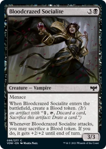 x1 Bloodcrazed Socialite - Innistrad: Crimson Vow - NM - MTG - Picture 1 of 1