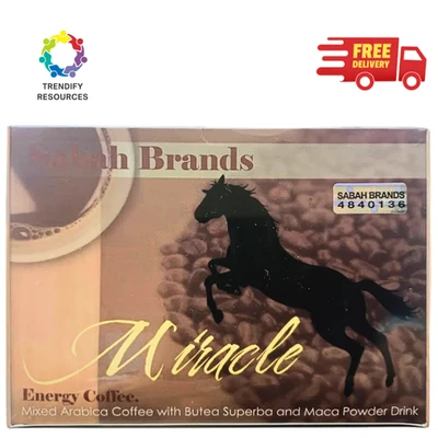 Miracle Coffee Sabah Brands 20 Sachets For Men and Women  (Free Shipping) - Image 1 of 4