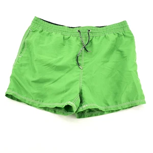 Green Swim Shorts Mens L Board Shorts Beach Trunks - Picture 1 of 5