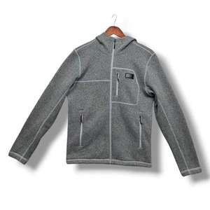 The North Face Gordon Lyons Sweater Knit Zip Hoodie Mens Small Jacket Gray - Picture 1 of 9