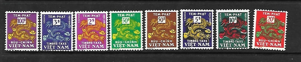 SOUTH VIETNAM Sc J7-14 NH issue of 1955 - POSTAGE DUE SET - Image 1 of 1