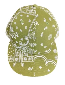New Era 59FIFTY Sombrero 7 7/8 Raro Bandana Verde Oliva Paisley Gorra Ajustada Ropa de Calle - Imagen 1 de 9