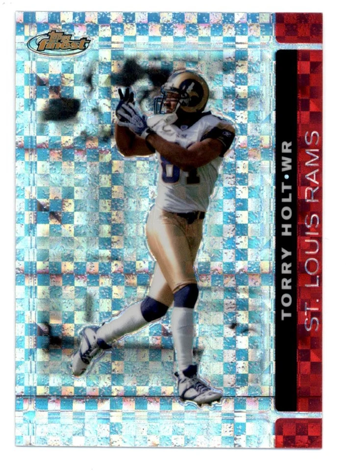 2007 Topps Finest Red X-fractors #59 Torry Holt 12/25 Rams - NM-MT - Image 1 of 2