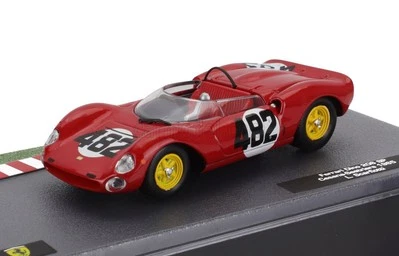 MODELLINO AUTO STATICO FERRARI 206SP DINO SPIDER SCARFIOTTI 1965 SCALA 1:43 - Immagine 1 di 4