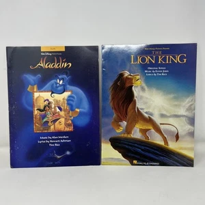 Walt Disney Lion King & Aladdin Original Sheet Music Flute Paperback Book - Picture 1 of 5