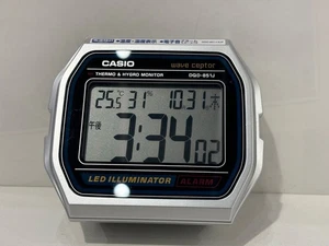 NUEVO CASIO WAVE CEPTOR A158WA Reloj despertador onda eléctrica DQD-851J-8JF Japón - Imagen 1 de 5