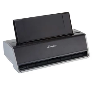 Punzón eléctrico Swingline modelo 535 de 3 agujeros, negro/gris - Imagen 1 de 6