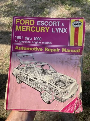Manual de reparación Haynes #36016 Ford Escort & Mercury Lynx 1981 hasta 1990 Foto 1 de 4