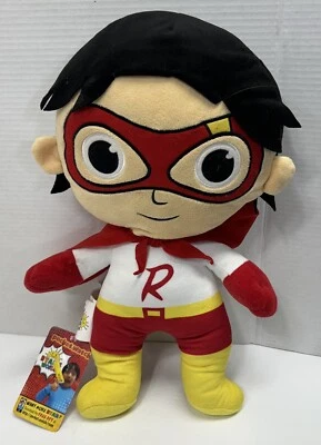 Ryans World relógio de bolso 19" cabeça grande travesseiro de pelúcia amigo boneca - Imagem 1 de 4