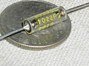 1 ANGSTROHM RNR60C1022FS GLASS MIL MILITARY RESISTOR 10.2K OHM MF 1/4W 1% USA - Picture 1 of 4