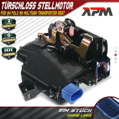 Türschloss Zentralverriegelung Vorne Links für VW Multivan T5 Polo 9N Seat Ibiza - Bild 1 von 4