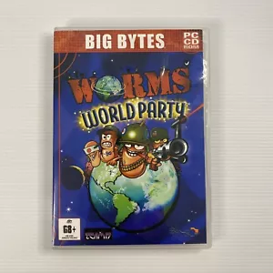 Worms World Party PC CD-ROM Big Bytes VGC Free Postage - Picture 1 of 2