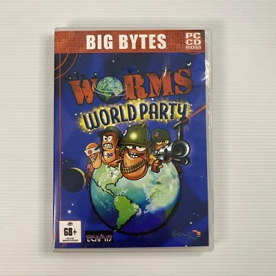 Worms World Party PC CD-ROM Big Bytes VGC Free Postage - Image 1 of 2