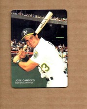 1990 Mother's Cookies #3 Jose Canseco (Batting Pose) Oakland Athletics