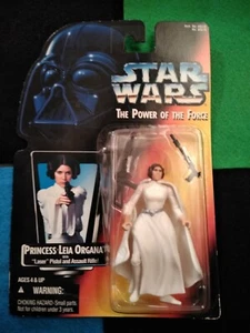 Star Wars: Power of the Force Princess Leia Organa with Laser Pistol and Rifle - Picture 1 of 4