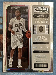 2022-23 Panini Contenders Darius Garland Playoff Ticket 76/249 & (4) Base