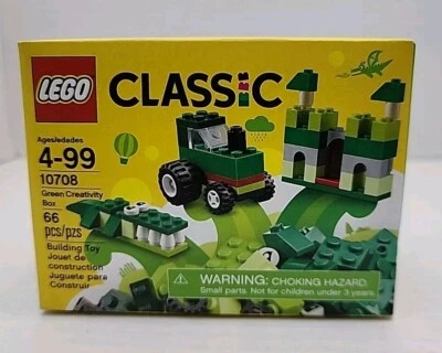 NEW IN BOX Lego Classic Green Creativity Box 10708 66 pieces ages 4 and up - Image 1 of 4
