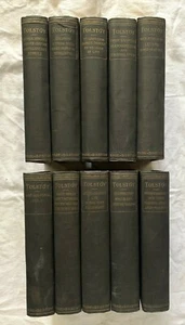 Lot of 10 Antique 1900's The Works of Lev N Tolstoy | by L. C. Page Boston | HC - Picture 1 of 7