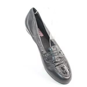 Mocassino Munro donna taglia 9,5 N nero pelle penny scarpe basse classiche - Foto 1 di 9