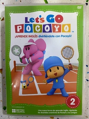 Let's Go Pocoyo DVD Vol. 2 Impara Inglese Divertendoti Con Pocoyo - British Cou - Immagine 1 di 3