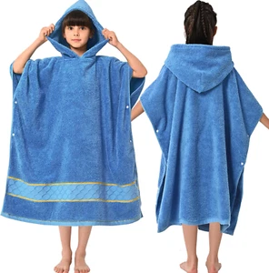 VOOVA & MOVAS Hooded Towels for Boys Age 8-14,Thick 500GSM | Large | 100% Cotton - Photo 1/12