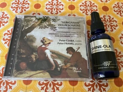 HUNGARIAN VIOLIN SONATAS CSABA FRANKL NM SACD MOFI SHINE OLA CLEANED IMPORT EU Foto 1 de 4