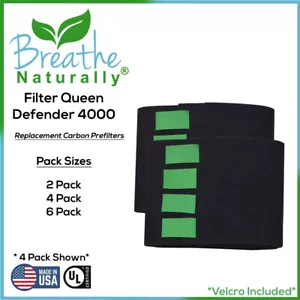 Replacement Carbon Filters For Filter Queen Defender 4000 Series Air Purifiers  - Picture 1 of 11