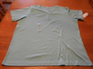 Neu mit Etikett Hasting & Smith Damengröße 2X kurzärmeliges T-Shirt mit 3 Knöpfen - Bild 1 von 6