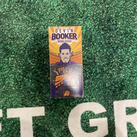 PHOENIX SUNS DEVIN BOOKER SUPERHERO TALKING BOBBLEHEAD NEW IN BOX Cover