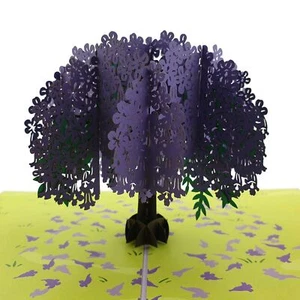 Jacaranda Tree Pop Up Card - Picture 1 of 5