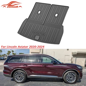 Alfombrilla para maletero de coche bandeja forro de carga alfombrilla para todo tipo de clima para Lincoln Aviator 2020-24 - Imagen 1 de 7