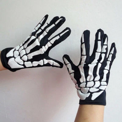 Guantes Esqueleto - Úsalo para Vestir - Halloween - Juegos con disfraces - Motocicleta, etc.! Foto 1 de 3