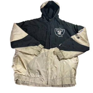 Vintage Raiders Logo Athletic Satin Jacket Men's Large - Picture 1 of 10