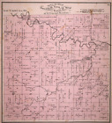 Old 1874 Plat Map ~ DOVER- KOSZTA Twp., 81N-12W, IOWA County, IOWA ~ Free S&H