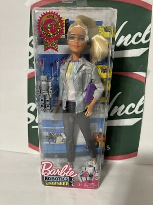 MUÑECA BARBIE CARRERA DEL AÑO 2018 INGENIERO ROBÓTICO RUBIA NUEVA FRM09. G6 Foto 1 de 2
