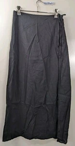 Cotton On Black Cotton Linen Blend Maxi Skirt Size XS - Picture 1 of 9