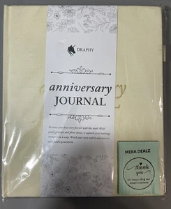 Anniversary Journal for Couples, Deluxe Wedding Journal Book Anniversary - Picture 1 of 3