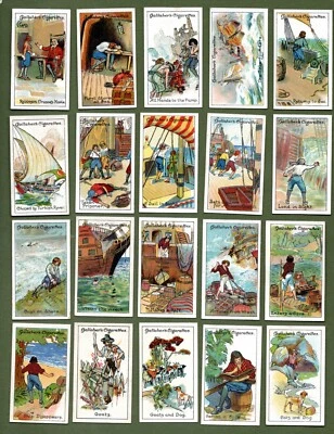 Gallaher Robinson Crusoe 1928 Sixty-eight Cards inc Both End Nos Near Excellent - Image 1 of 4