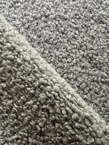2.5 - 3 + Yards of Grey Wool Boucle Fabric with Cotton Backing - Picture 1 of 7