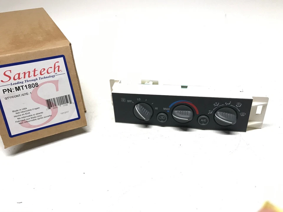 HVAC Control Panel Santech Industries MT1808 for Chevrolet, GMC FAST SHIPPING - Image 1 of 4