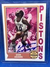 2005-06 Topps 1952 Style Fan Favorites Auto Don Adams #FFA-DAD Auto