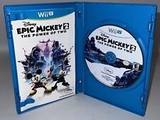 Disney Epic Mickey 2: The Power of Two (Wii U, 2012) Complete Tested Working
