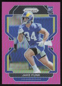 2021 Panini Prizm Pink Jake Funk #402 Rookie Rams - Picture 1 of 2