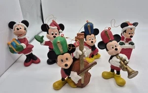 VINTAGE MICKEY & MINNIE MOUSE WALT DISNEY CHRISTMAS ORNAMENTS BX6G - Bild 1 von 18