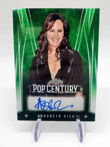 Annabeth Gish X-Files Mystic Pizza 2025 Leaf Pop Centurty Auto 3/5 Green Shimmer - Picture 1 of 2
