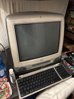 Apple iMac G3 REV A 1998 Vintage Macintosh + Maus und Tastatur - Bild 1 von 2