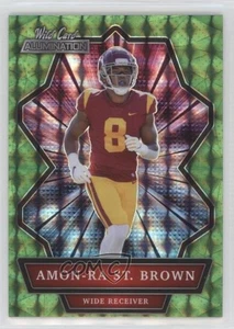 Wild Card Alumination Holo-Lux 2021 verde Amon-Ra St Brown #ABC-68 novato radiocontrol - Imagen 1 de 3