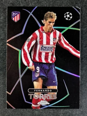 2023-24 Topps Chrome UEFA FERNANDO TORRES Shadow Etch SP Atletico Madrid #BE-7 - Image 1 of 3